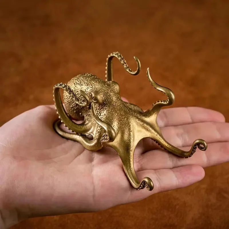 Metal Octopus Figurine [ELEVATE YOUR SPACE]